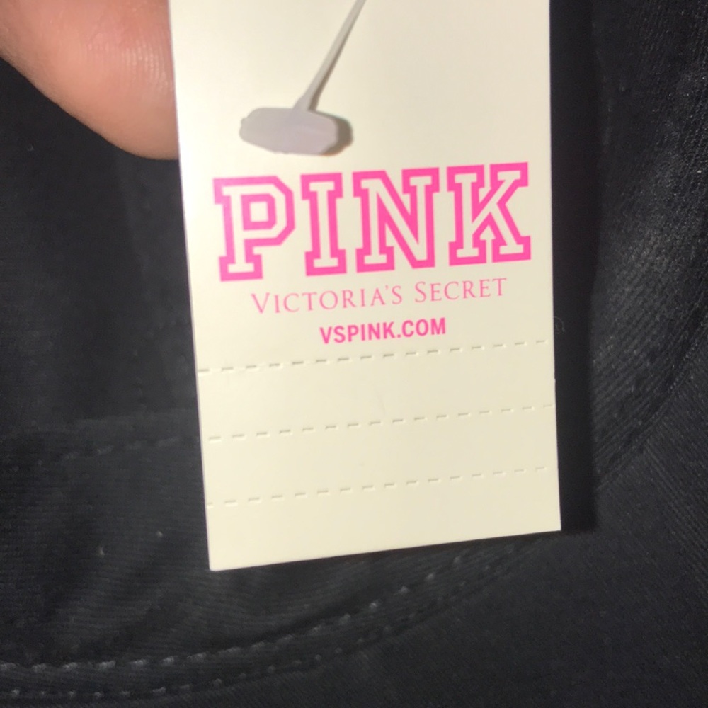 Pink hat P logo